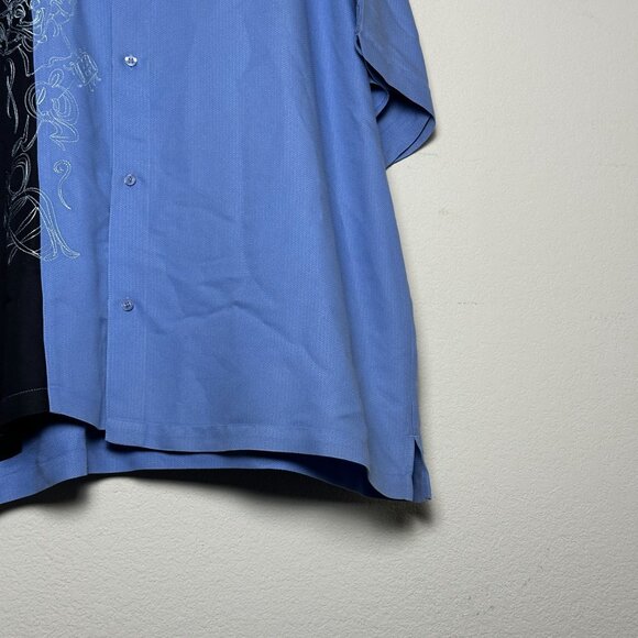 VTG The Havanera Co Shirt Men XXL Blue Embroidered 90s Graphic Indie Classic - Picture 9 of 12
